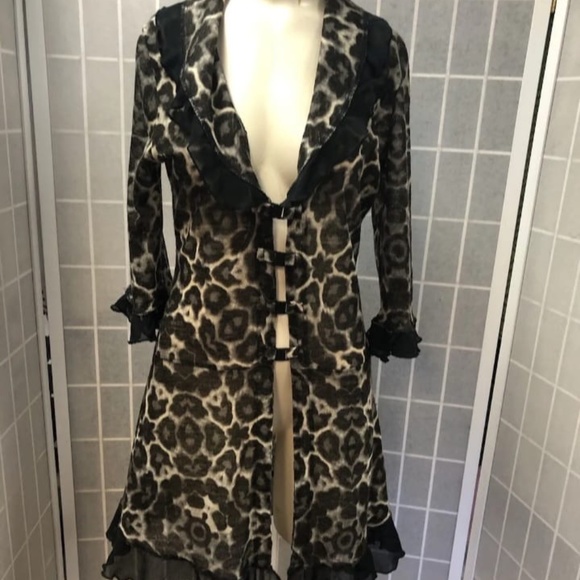 Méchant, Woman, Coat Casual, Perfect In Fall, size S,animal print pattern.! - Picture 2 of 11